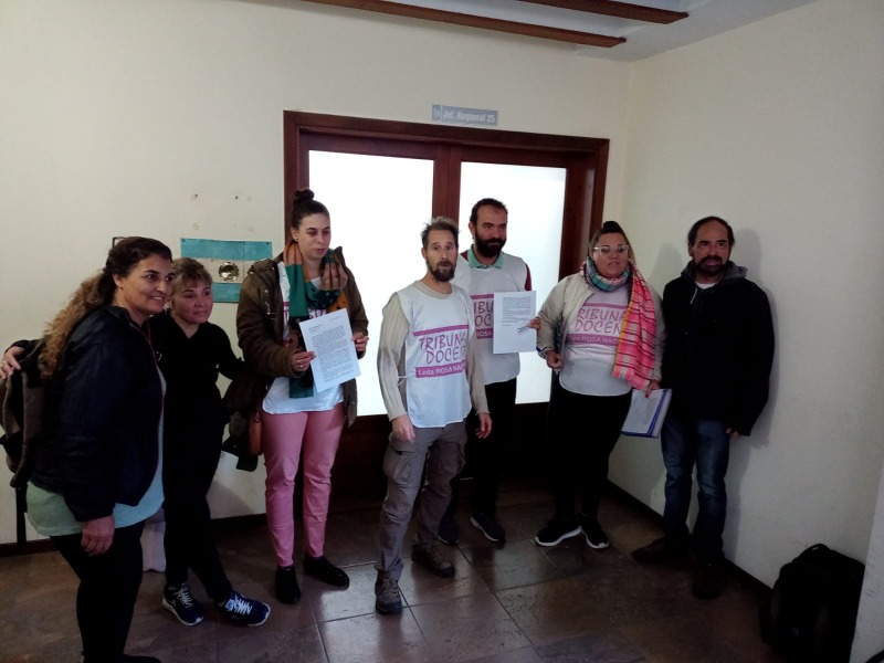 Tribuna Docente pidi� que se respete el derecho al paro